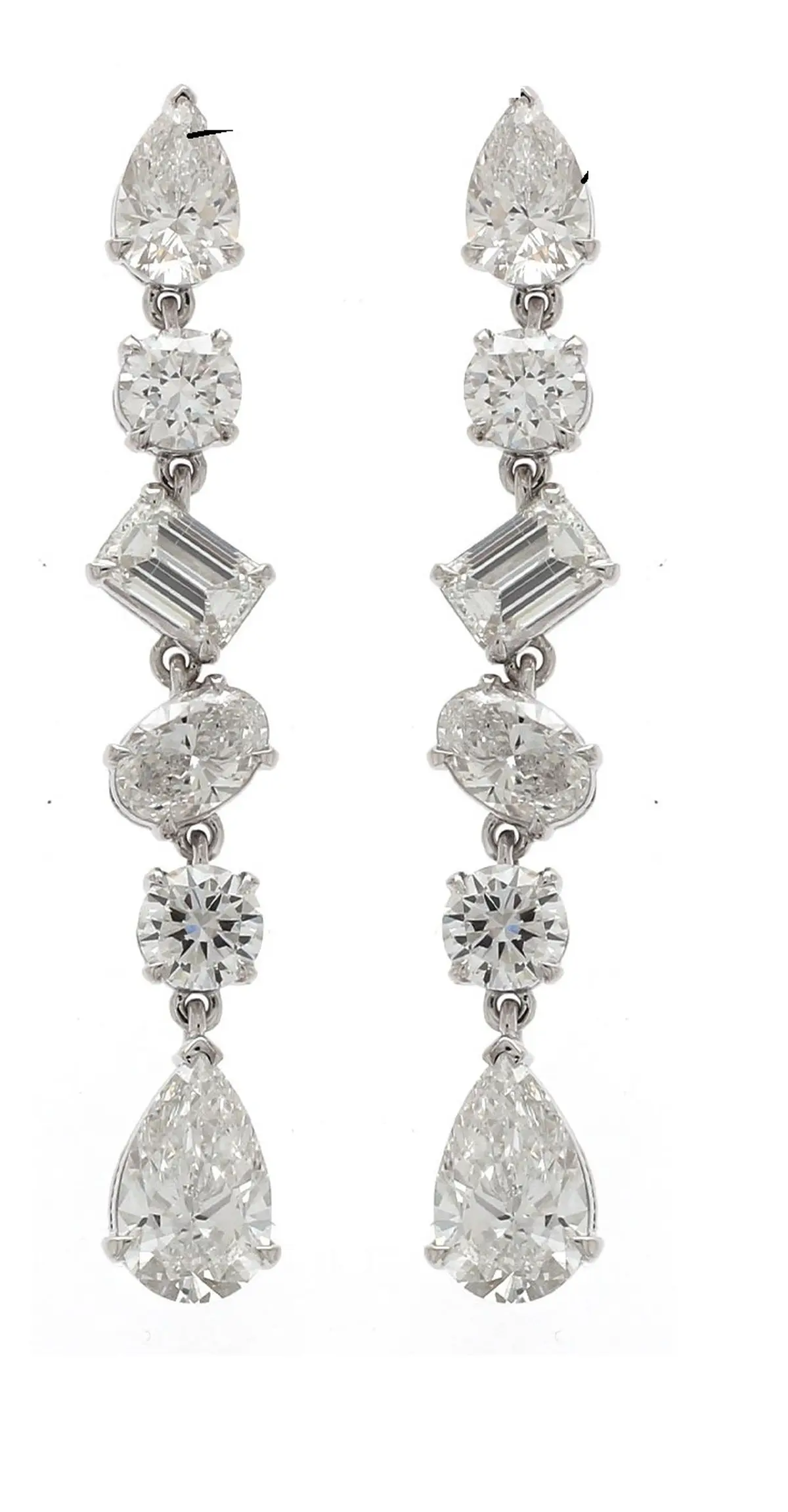 Oval, Radiant, Pear & Round Diamond Fashion Earring 